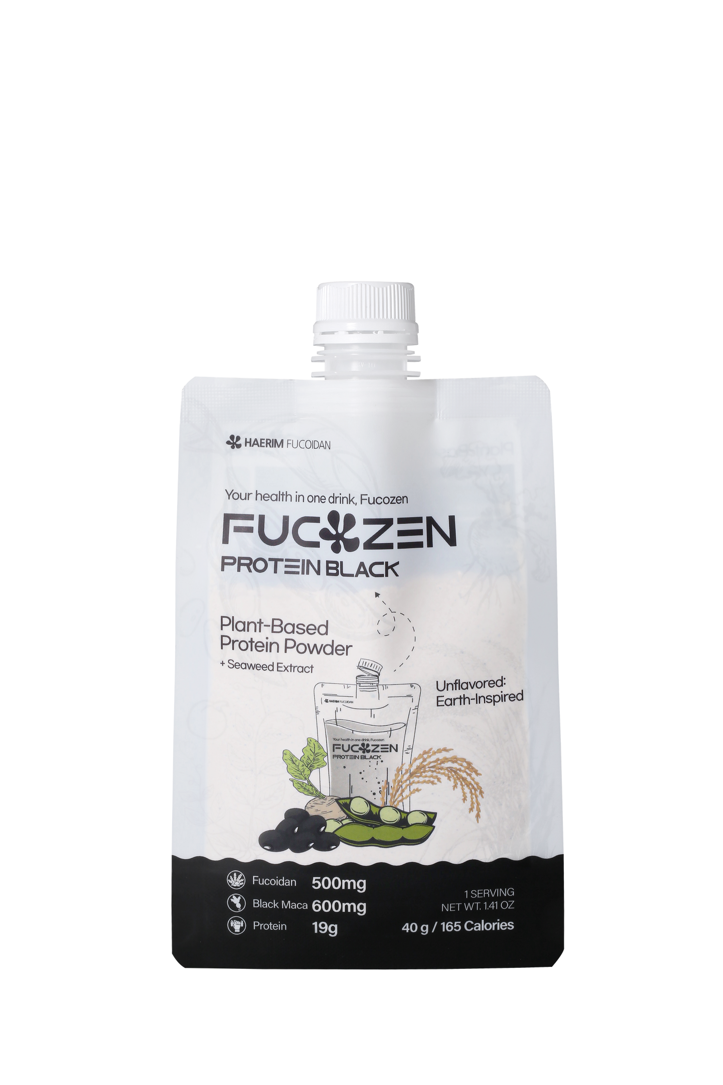 FucoZen Protein BLACK (Recovery & Energy Focus) - 1Box (10Pack)