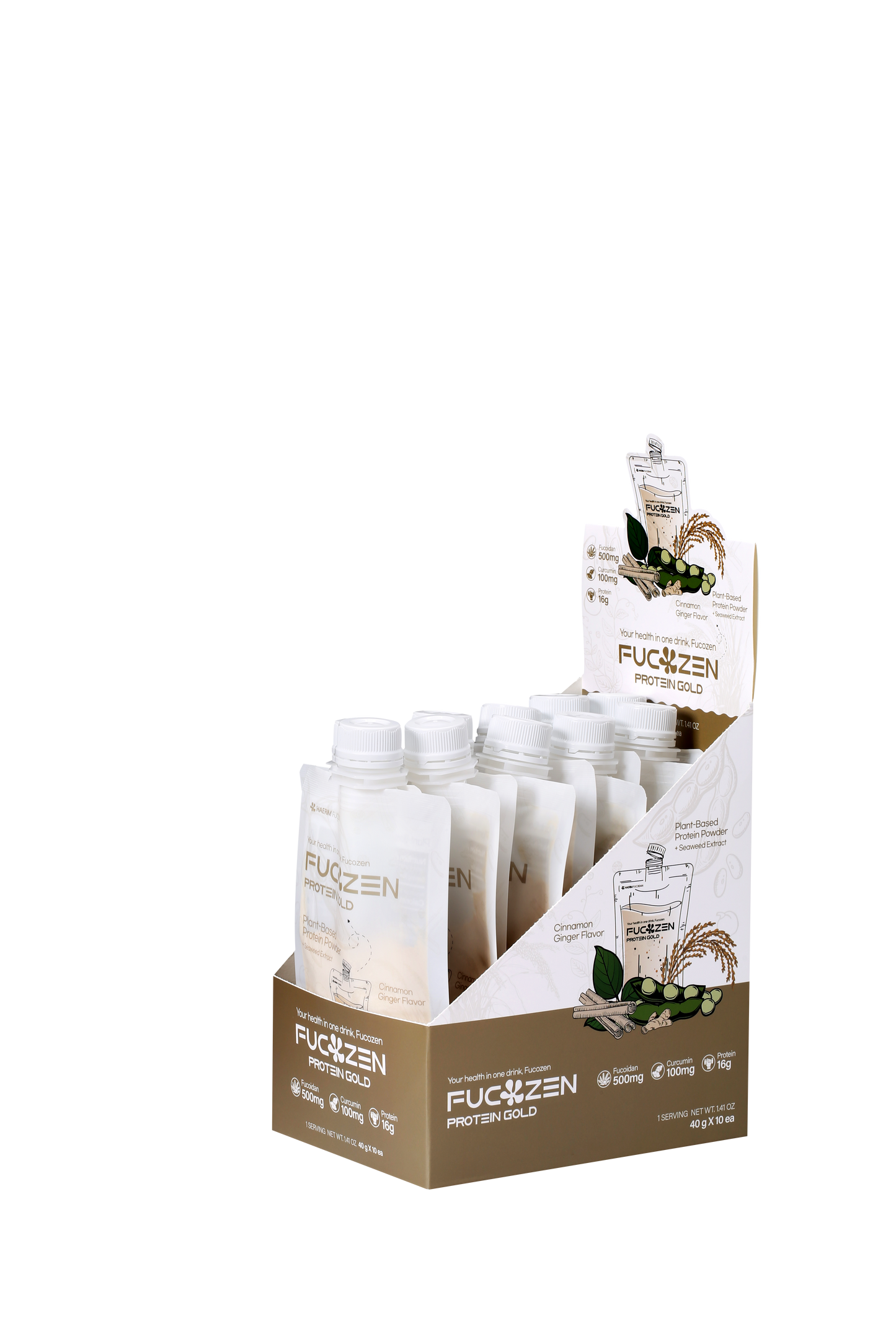 FucoZen Protein Gold (Immunity & Circulation Focus) - 1Box (10 Pack)