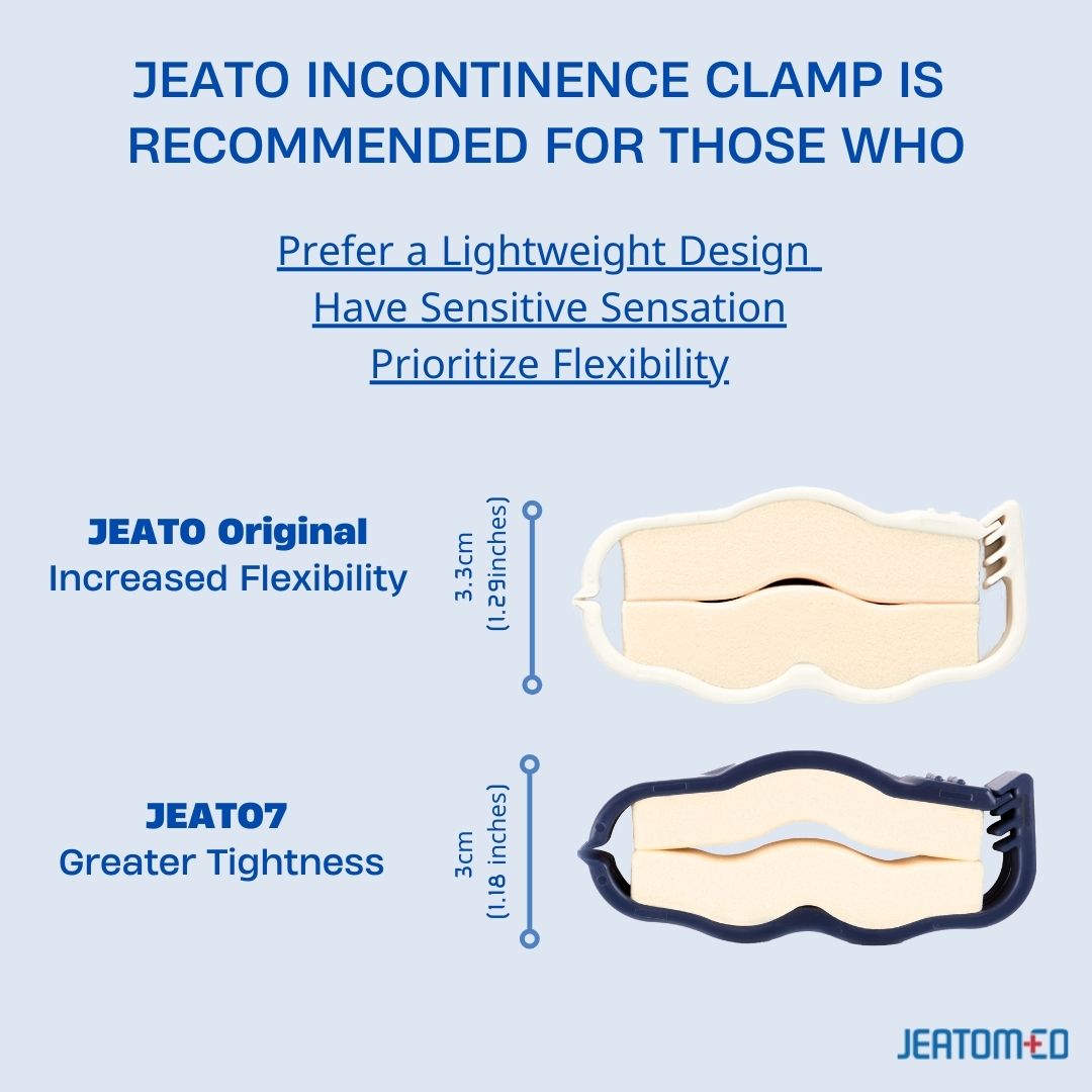 what is difference between Jeato and Jeato7 Incontinence clamp