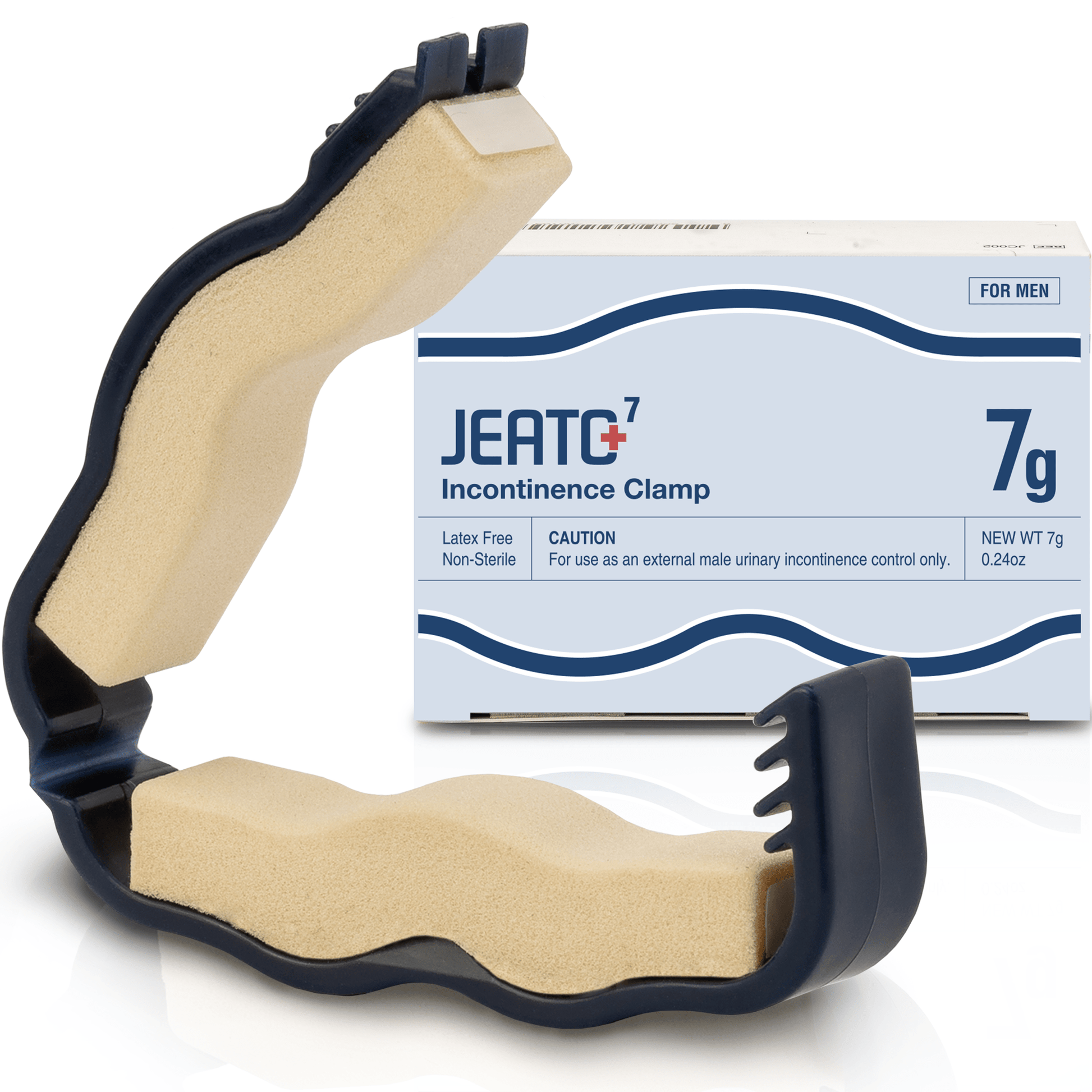 jeato7 incontinence clamp, penile clamp