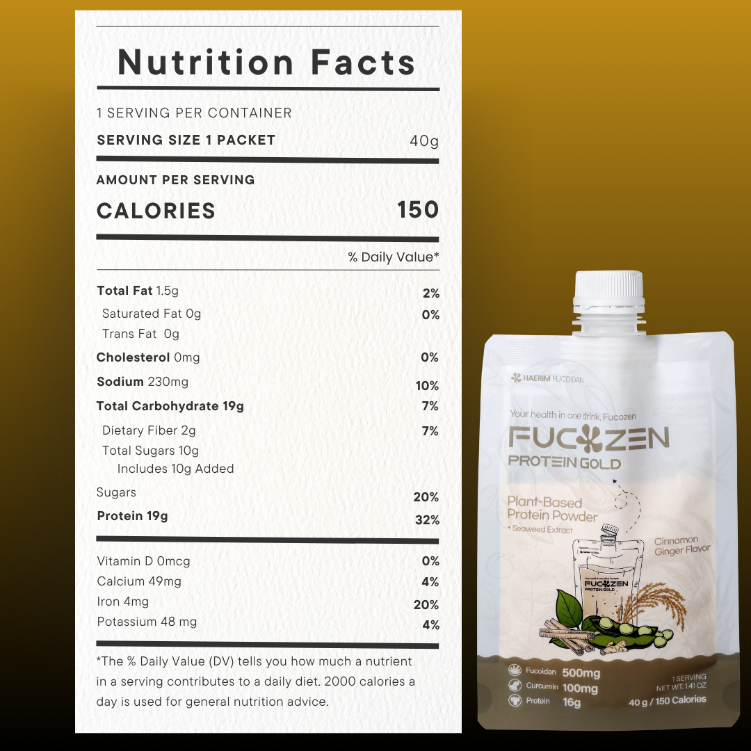 FucoZen Protein Gold (Immunity & Circulation Focus) - 1Box (10 Pack)